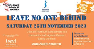 Leave No One Behind - Orange Plymouth (A Community Walk)