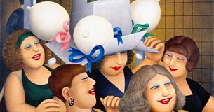 Beryl Cook, Hen Party II (detail). Courtesy of www.ourberylcook.com © John Cook 2025