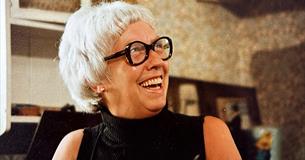 Beryl Cook smiling