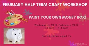 Paint your own money box!