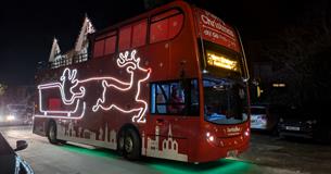 Plymouth Citybus Santa Bus
