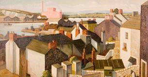 Jack Pickup, New Power Station from Turnchapel (detail), mid-20th century. Courtesy The Box Plymouth.