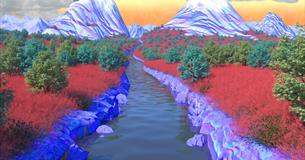 Performance: The View From Behind The Futuristic Rose Trellis