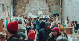 Shoppers at Royal William Yard