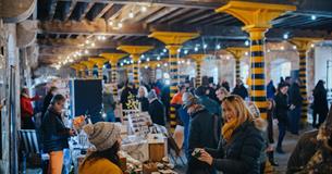 Shoppers at Royal William Yard