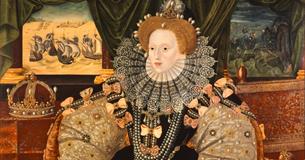 Image credit: The Armada Portrait of Queen Elizabeth I, c.1588 (detail). From The Woburn Abbey Collection