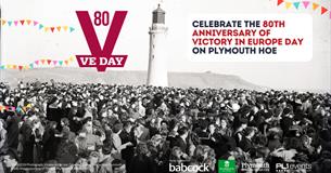 VE Day 80 on Plymouth Hoe