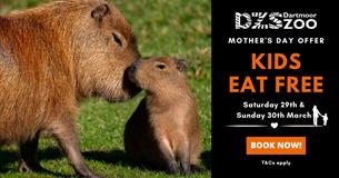 Mother's Day Kids Eat FREE at Dartmoor Zoo