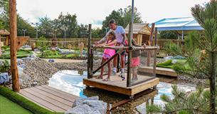 Woodland Adventure Golf Bridge Crossing