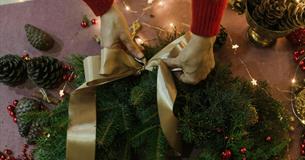 Christmas Wreath Making Workshop at China Fleet