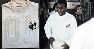 Pelé and Vicenté Football Shirts