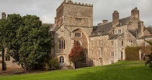 Buckland Abbey on a grey day