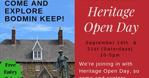 Explore Bodmin Keep on Heritage Open Day