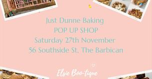 Just Dunne Baking Pop-Up Shop