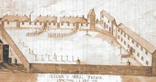 Plan of Mill Prison, Plymouth (image credit: The Bridgeman Art Library)
