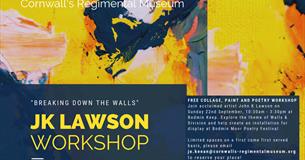 "Breaking Down the Walls" FREE collage, paint and Poetry Workshop