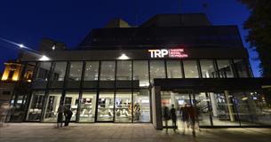 In the entrance of Theatre Royal in Plymouth