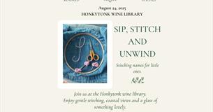 Sip, stitch and unwind.