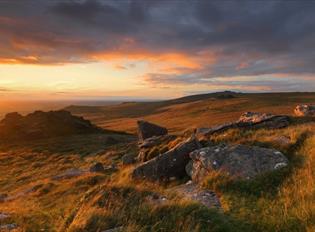 Views across Dartmoor National Park