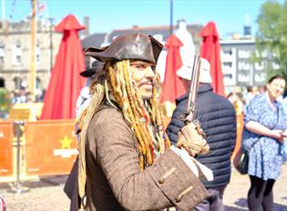 Jonty Depp at Pirates Weekend in Plymouth