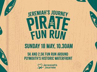 Jeremiah's Journey Pirate Fun Run design