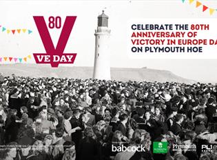 VE Day 80 on Plymouth Hoe
