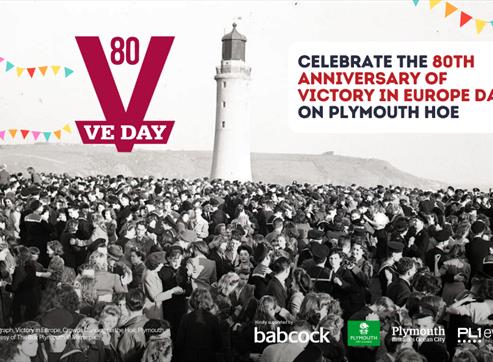 VE Day 80 on Plymouth Hoe