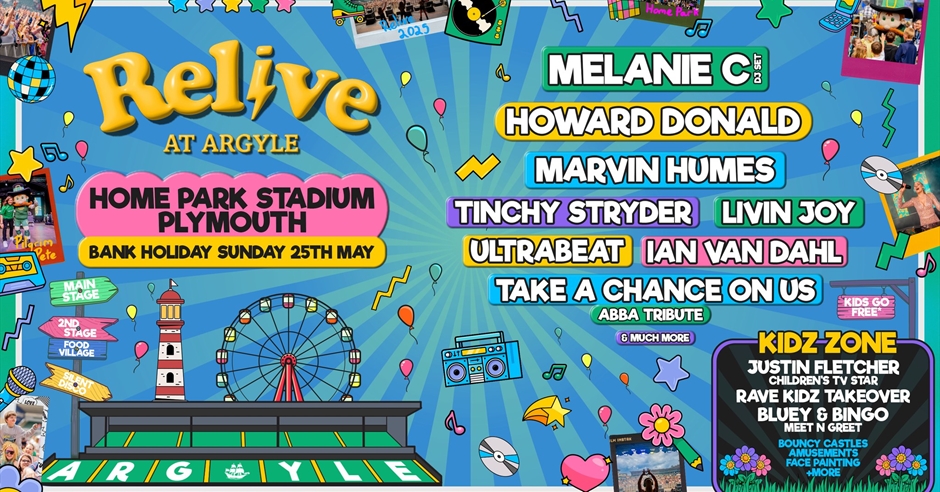 Relive at Argyle - Bank Holiday Family Festival