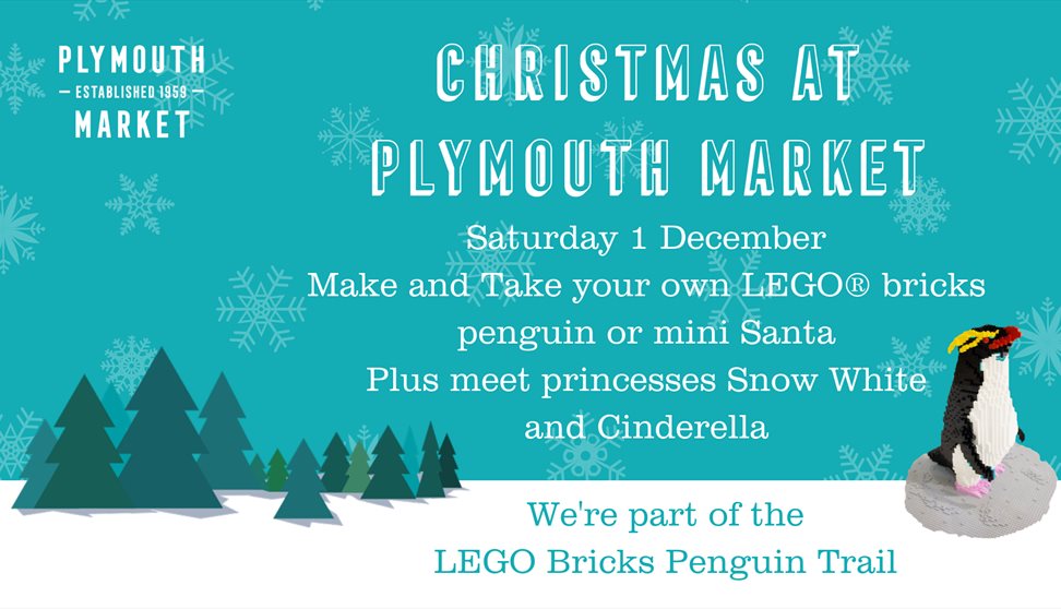 Make and Take a LEGO ® bricks penguin or mini Santa