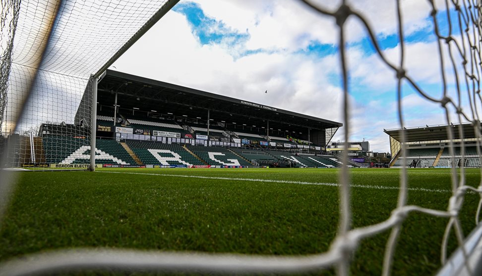 Plymouth Argyle FC - Sports Ground/Stadium, Plymouth - Visit Plymouth