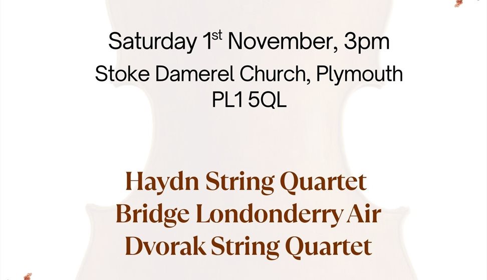 Divertimento String Quartet Concert in Plymouth