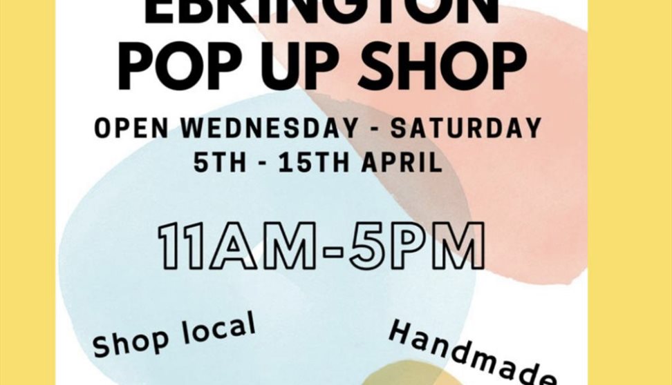Ebrington Pop up Shop
