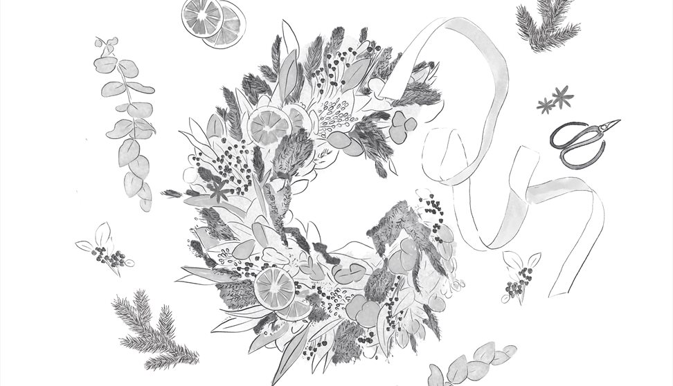 Christmas Wreath Making Workshops at Boringdon Hall