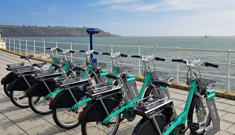 Beryl Bikes on Hoe Rd, Plymouth