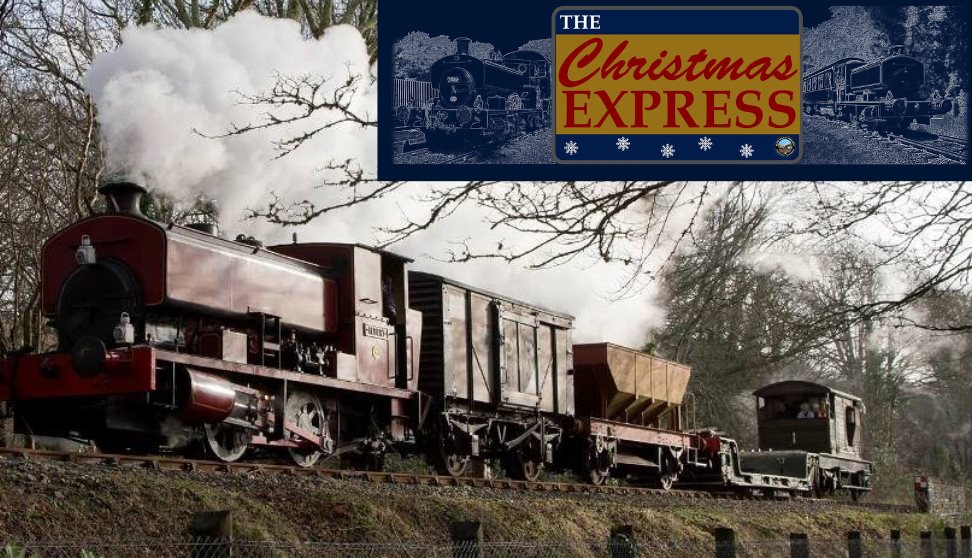 The Christmas Express at Plym Valley