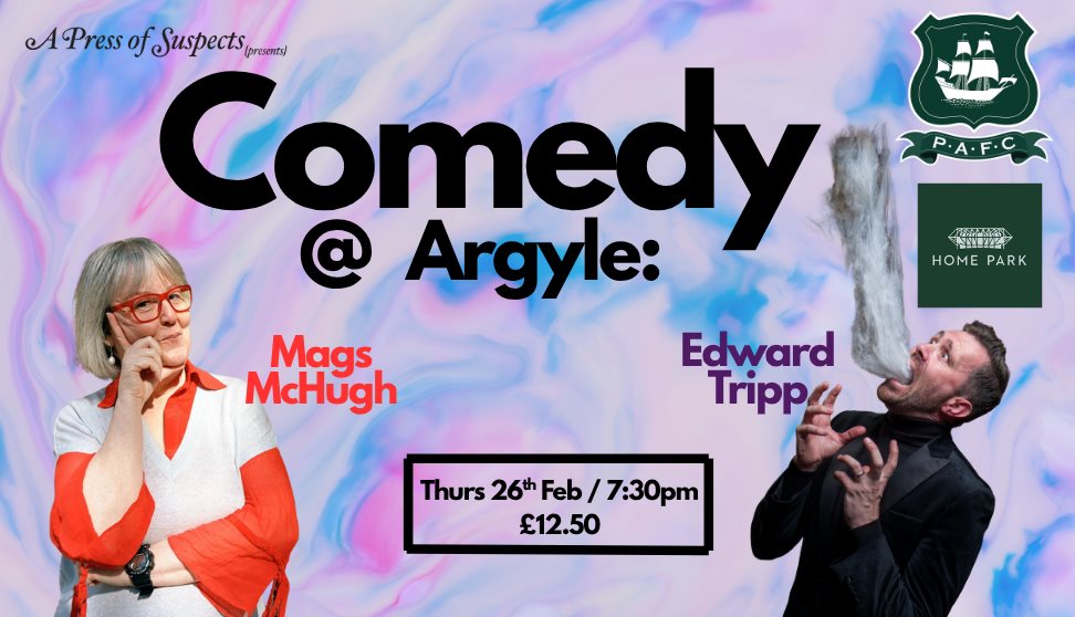 Comedy at Argyle feb 2026