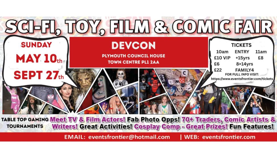 DEVCON Plymouth Sci Fi, Toy, Film & Comic Fair