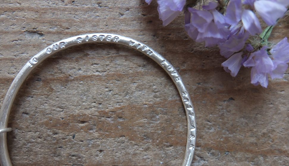 Personalised Bangle workshop 10th March 10am - 1pm