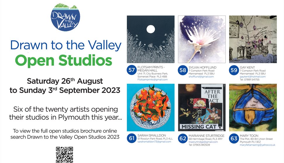 Drawn to the Valley ~ Plymouth Open Studios