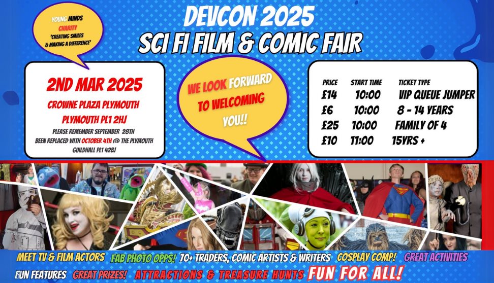 DEVCON Plymouth Sci Fi, Toy, Film & Comic Fair