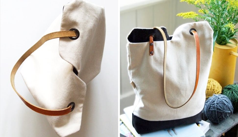 Minimalist tote bag workshop