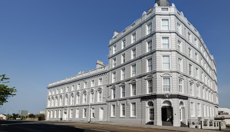 New Continental Hotel exterior, in Plymouth