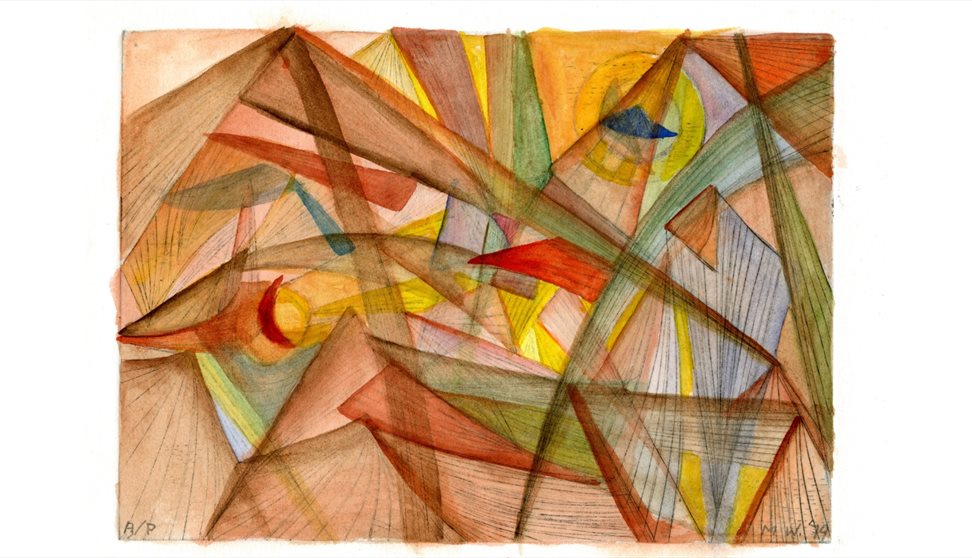 Image credit: Mary Wykeham, Dream – Desert, 1979. © Judith Wykeham. Permanent Art Collection (The Hepworth Wakefield).