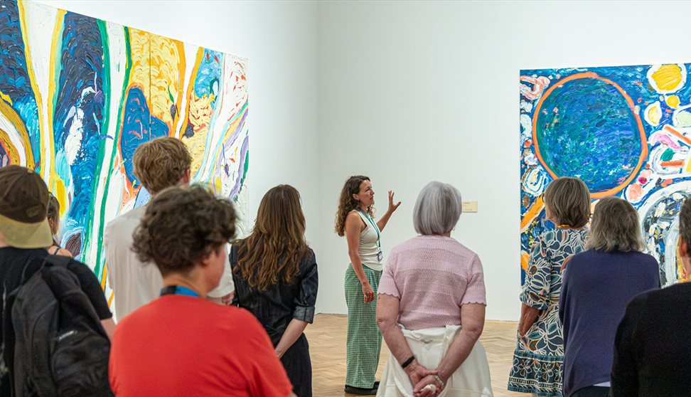 Gillian Ayres Curator tour