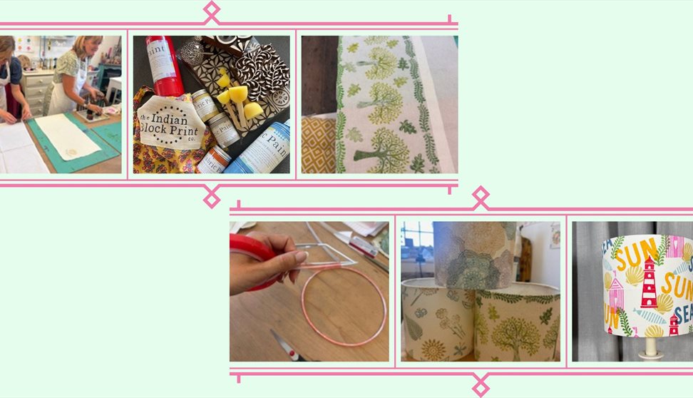 Fabric Printing and Lampshade Making