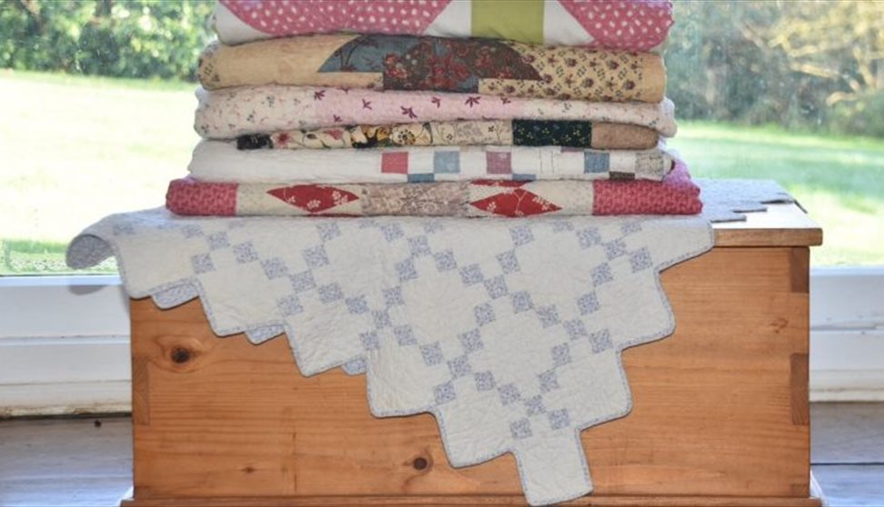 History of Quilting and demonstration at Bodmin Keep