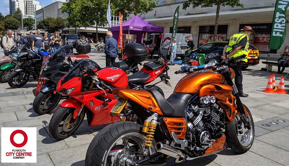 Plymouth Bike Day on the Piazza