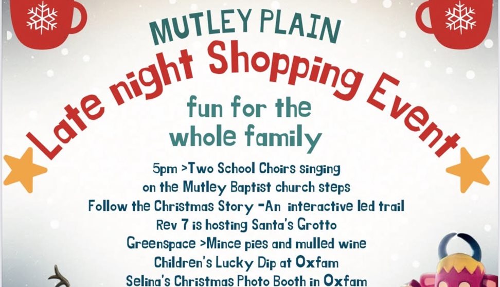 Mutley Plain Late Night Shopping Event