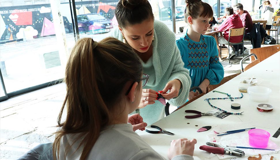 Children's Christmas Necklace Workshop Plymouth