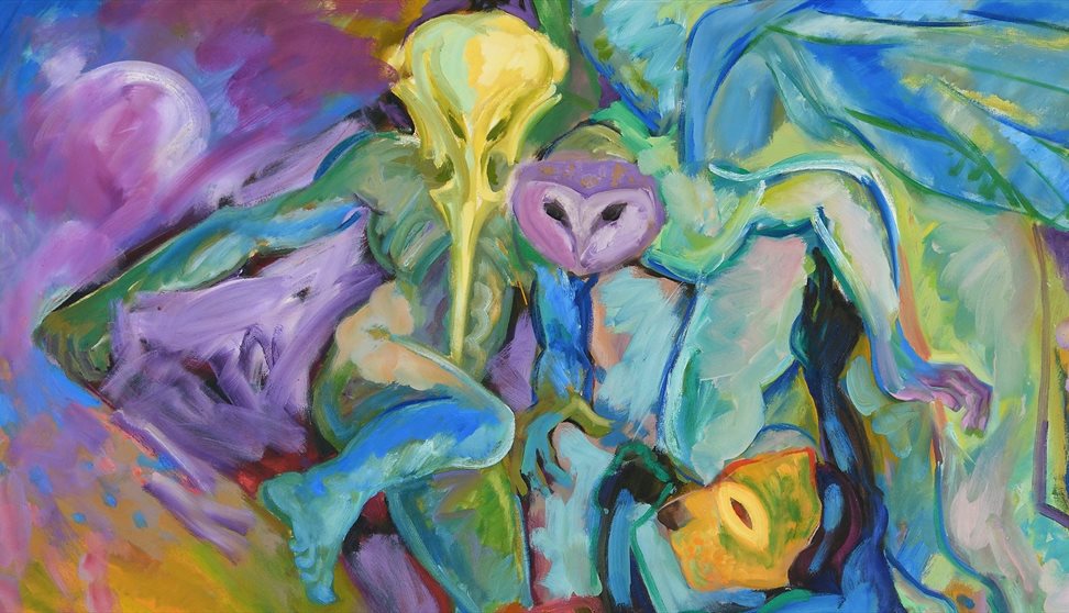 John Lyons, 1992, Masquerading (detail) © John C.M. Lyons